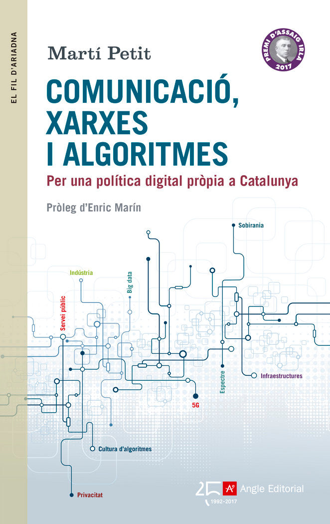 Comunicació, xarxes i algoritmes, de Petit i Bozzo, Martí | portada del libro