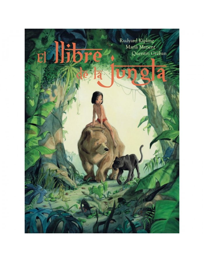 EL LLIBRE DE LA JUNGLA, de RUDYARD KIPLING | portada del libro