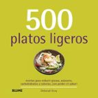 500 platos ligeros, de Deborah Gray | portada del libro
