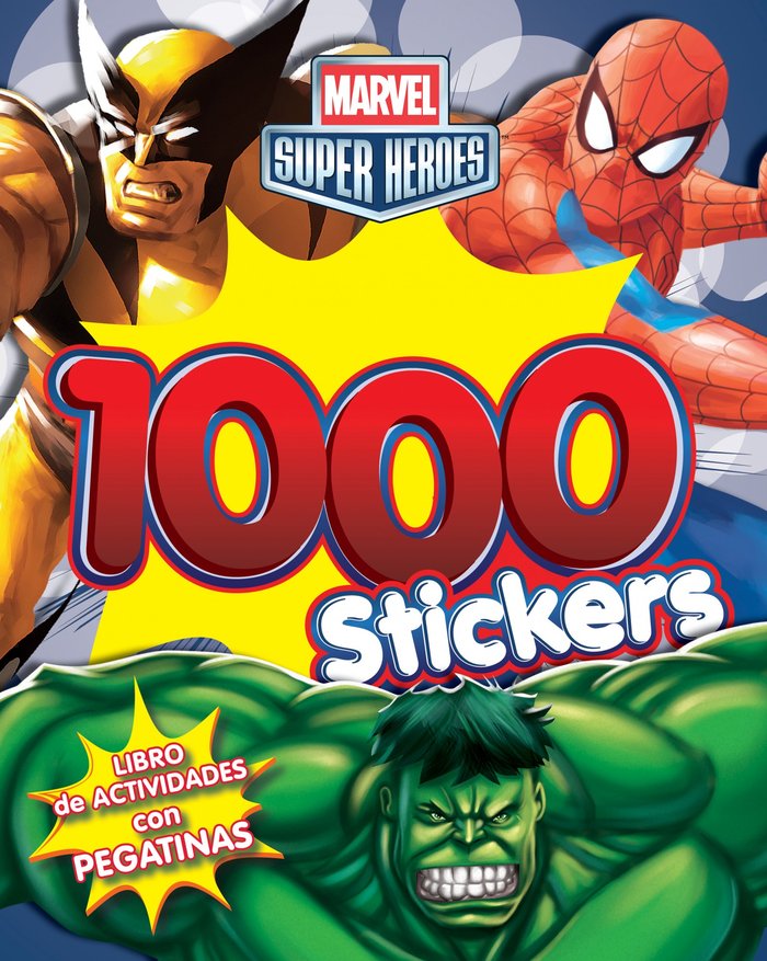 Marvel. Libro de actividades con 1.000 pegatinas, de Marvel | portada del libro
