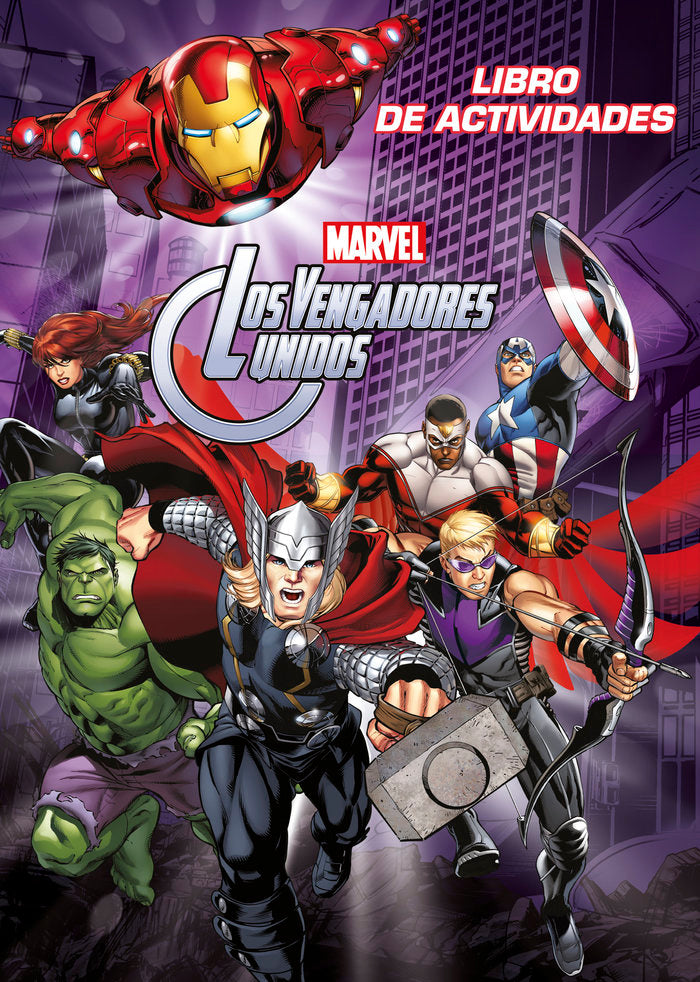 Los Vengadores unidos. Libro de actividades, de Marvel | portada del libro
