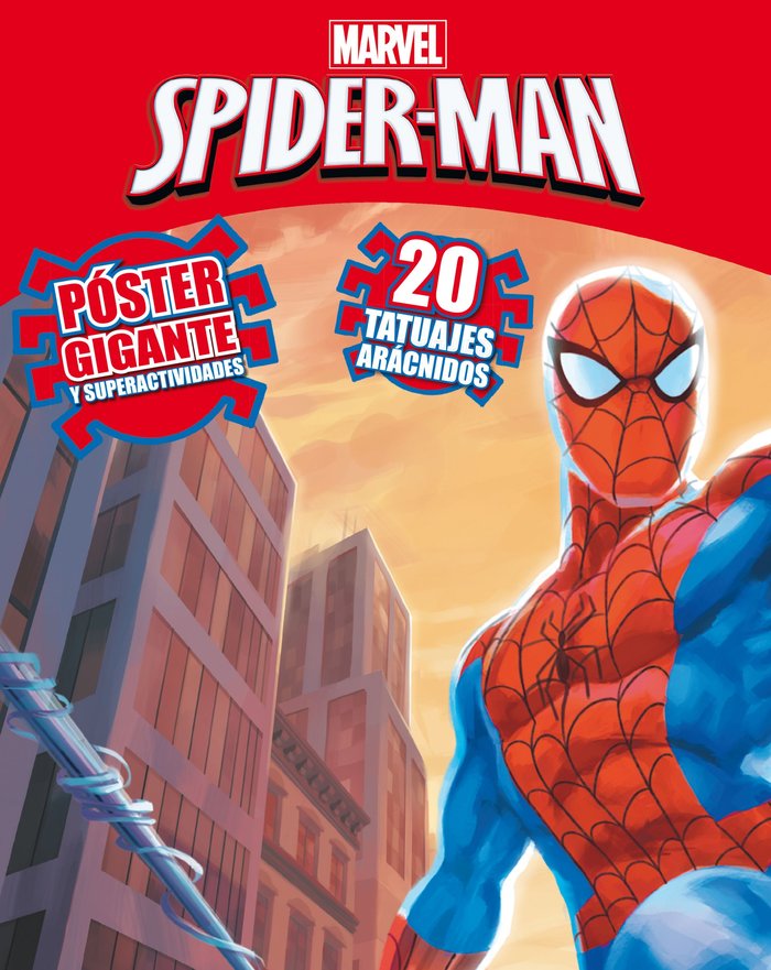 Spider-Man. Póster gigante y superactividades, de Marvel | portada del libro