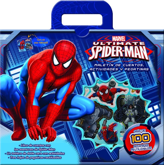 Spider-Man. Maletín de cuentos, actividades y pegatinas, de Marvel | portada del libro