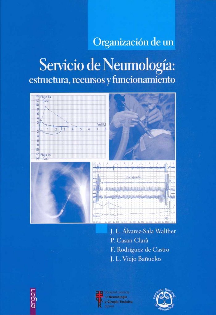 Organización de un servicio de neumolog¡a, de AA.VV. | portada del libro