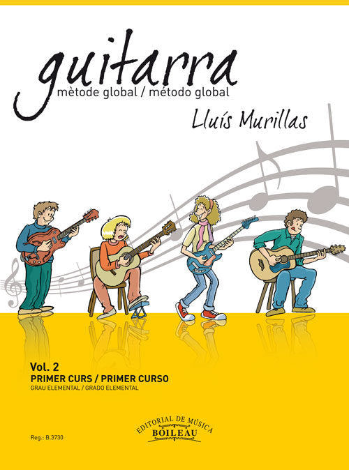 Guitarra. Mètode global. Vol. 2, de Murillas Muncunill, Lluís | portada del libro