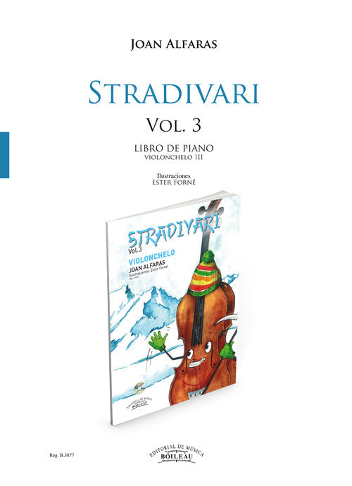 Stradivari - Violonchelo y piano. Vol. 3, de Alfaras Calvo, Joan | portada del libro
