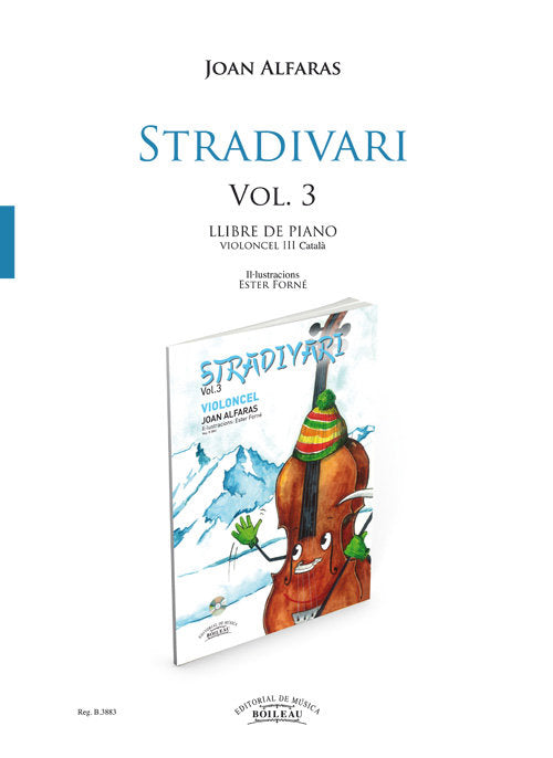 Stradivari - Violoncel i piano. Vol. 3, de Alfaras Calvo, Joan | portada del libro