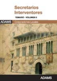 Secretarios Interventores, Administración Local. Temario 2 | portada del libro