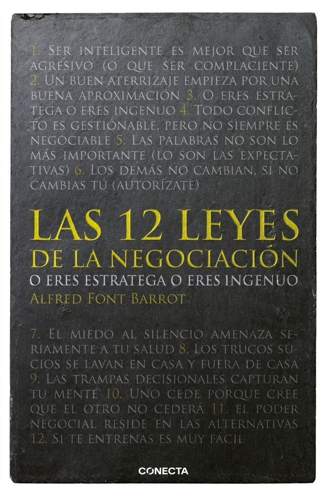 Las 12 leyes de la negociación, de Font Barrot, Alfred | portada del libro