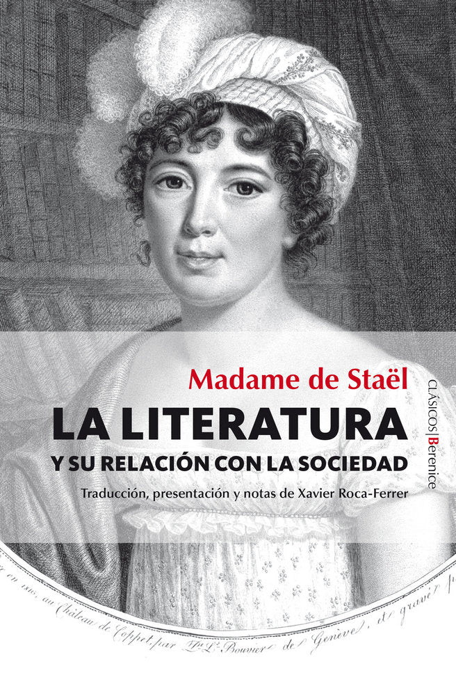 La literatura y su relación con la sociedad, de Madame de Staël | portada del libro
