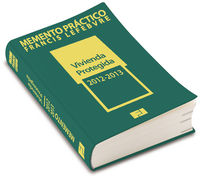 Memento Práctico Vivienda Protegida 2012-2013 | portada del libro