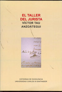 El taller del jurista, de Tau Anzoátegui | portada del libro