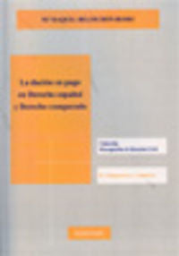 La dación en pago en derecho español y derecho comparado, de Belinchón Rom | portada del libro