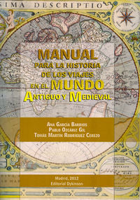 Manual para la historia de los viajes en el mundo antiguo y medieval, de García Barrios | portada del libro