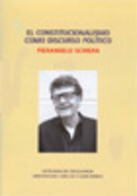El constitucionalismo como discurso político, de Schiera | portada del libro