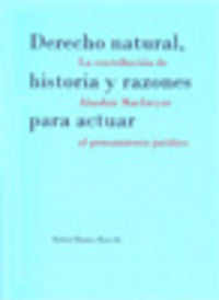 Derecho natural, historia y razones para actuar. La contribución de Alasdair MacIntyre al pensamient, de Ramis Barceló | port