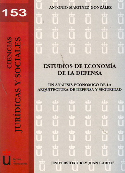 Estudios de economía de la defensa, de Martínez González | portada del libro