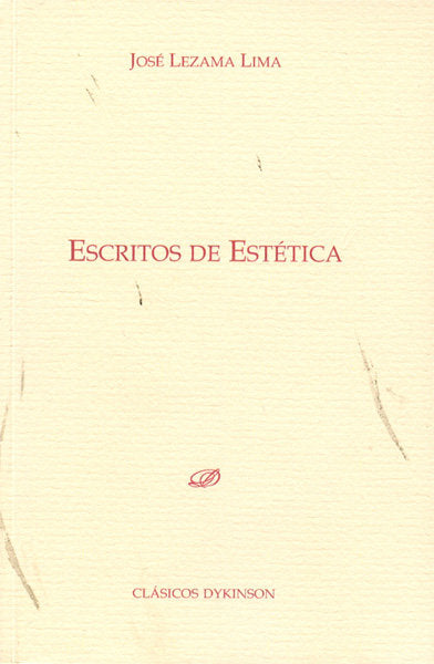 Escritos sobre estética, de Lezama Lima | portada del libro
