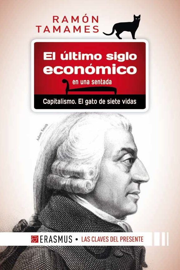 El último siglo económico en una sentada, de Tamames, Ramon | portada del libro