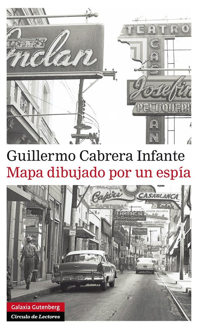 Mapa dibujado por un espía, de Cabrera Infante | portada del libro