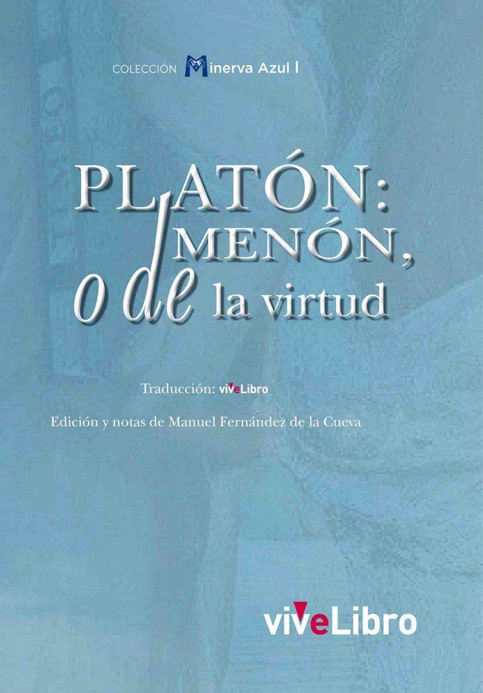 Menón, de Platón | portada del libro