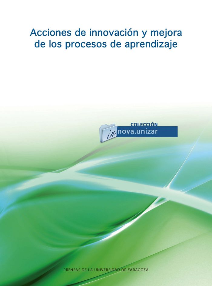 Acciones de innovación y mejora de los procesos de aprendizaje, de Varios autores | portada del libro