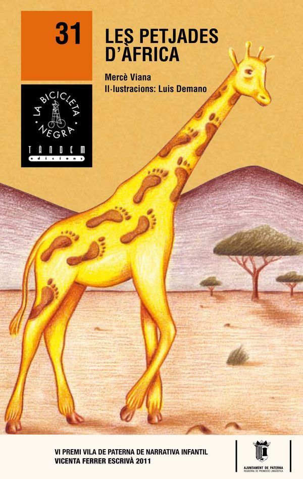 Les petjades de l'Àfrica, de Viana Martínez, Mercé | portada del libro