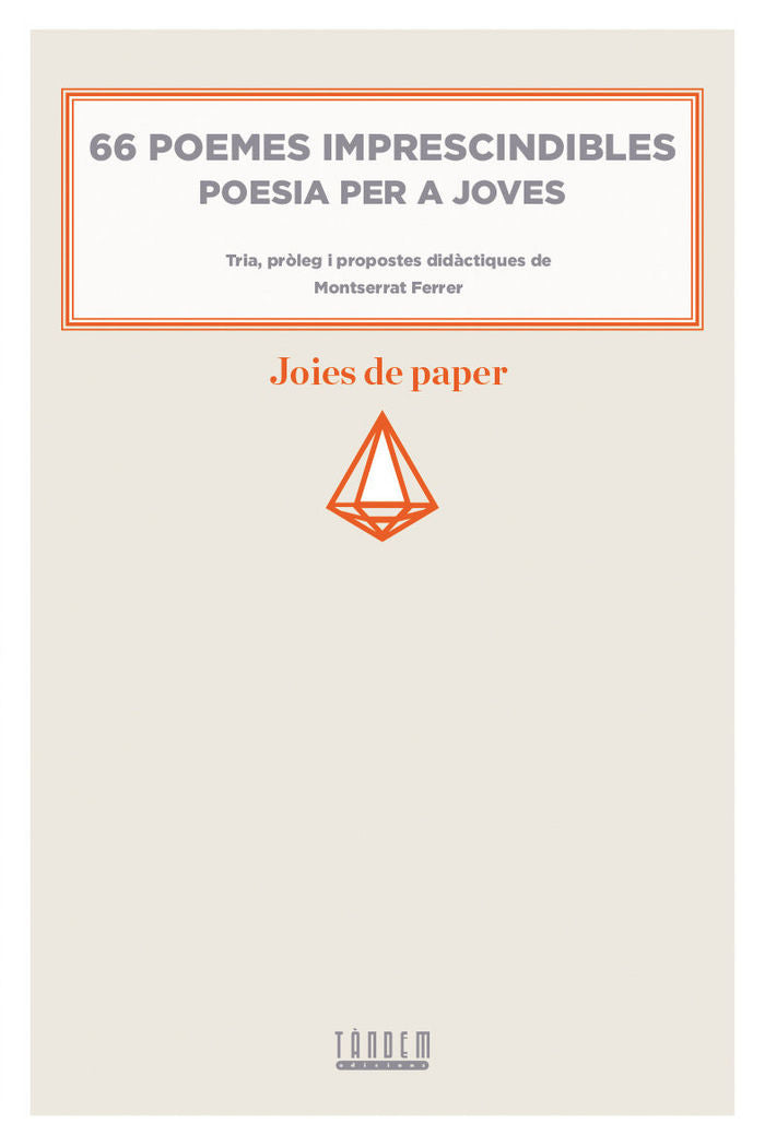 66 poemes imprescindibles, de Montse Ferrer | portada del libro
