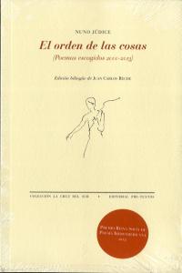 ORDEN DE LAS COSAS, EL, de Júdice | portada del libro