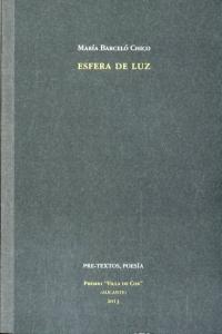 ESFERA DE LUZ, de Barceló Chico | portada del libro
