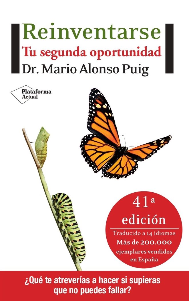 Reinventarse, de DR. MARIO ALONSO PUIG | portada del libro