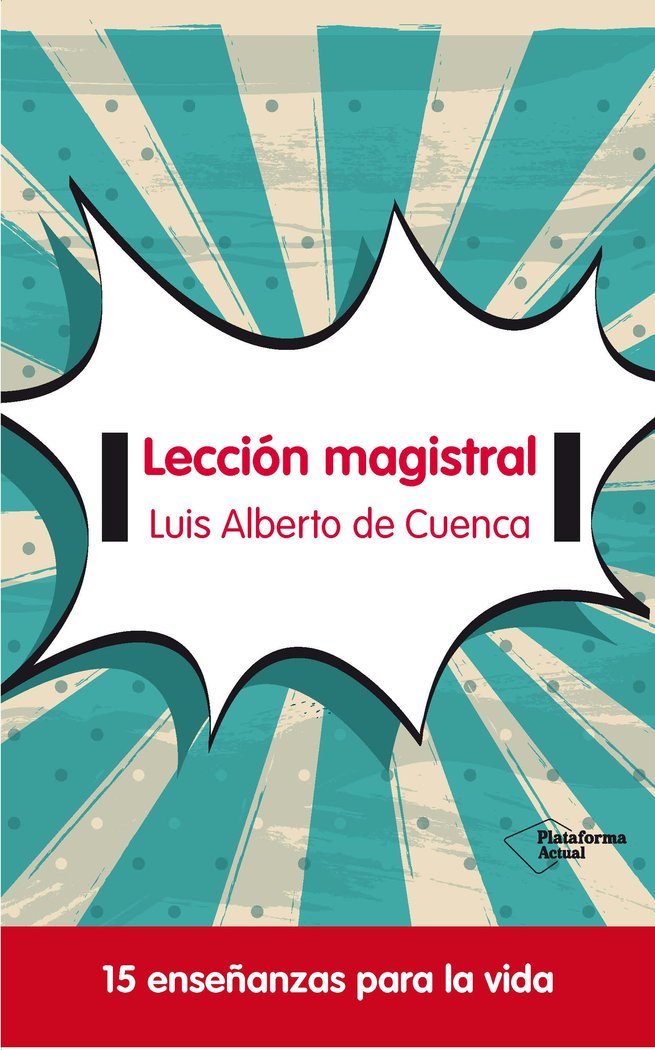 Lección magistral, de de Cuenca Prado, Luis Alberto | portada del libro