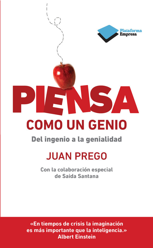 Piensa como un genio, de Prego Cravedi, Juan | portada del libro
