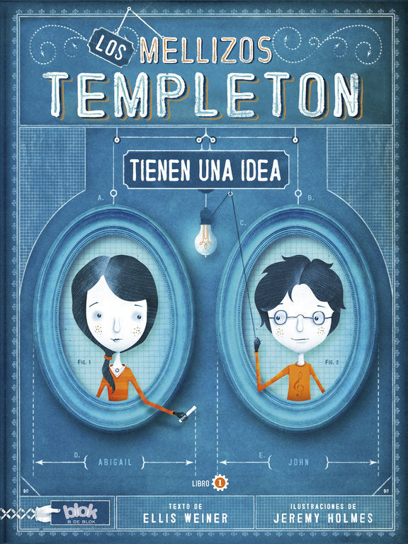 Los mellizos Templeton tienen una idea, de Holmes | portada del libro