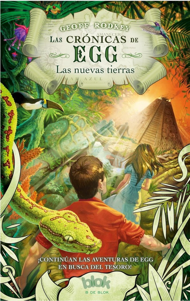 Las nuevas tierras (Las Crónicas de Egg 2), de Rodkey, Geoff | portada del libro