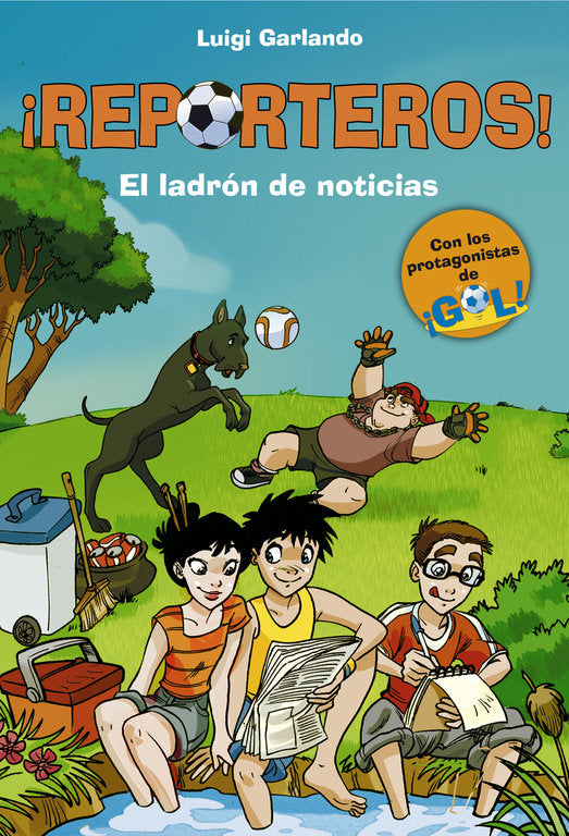 Reporteros 3. El ladrón de noticias, de GARLANDO LUIGI | portada del libro