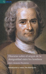 Discurso sobre el origen de la desigualdad entre los hombres J. J. Rousseau, de Rodriguez Bornaetxea | portada del libro