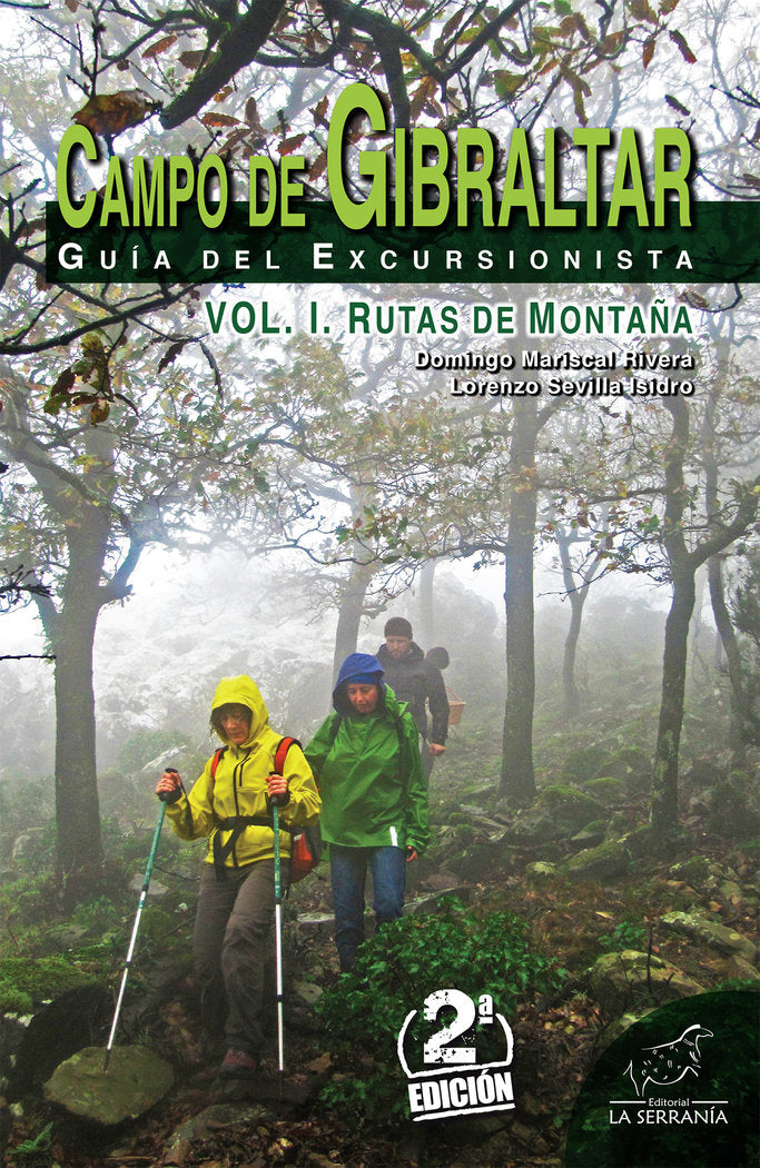 Campo de Gibraltar. Guía del excursionista (vol. I - 2ª ed.), de Mariscal Rivera, Domingo | portada del libro