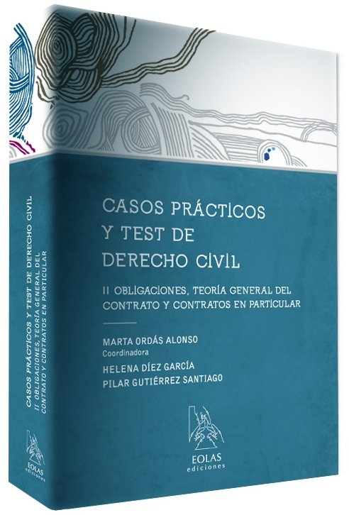 CASOS PRÁCTICOS Y TEST DE DERECHO CIVIL II, de ORDÃS ALONSO, MARTA | portada del libro