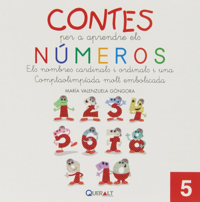 ELS NUMEROS CARDINALS I ORDINALS I UNA COMTAOLIMPIADA MOLT E, de Varios autores | portada del libro