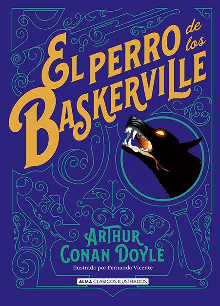 El perro de los Baskerville, de Arthur Conan Doyle | portada del libro