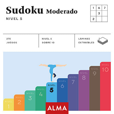 Sudoku Moderado. Nivel 5, de Anders Producciones | portada del libro