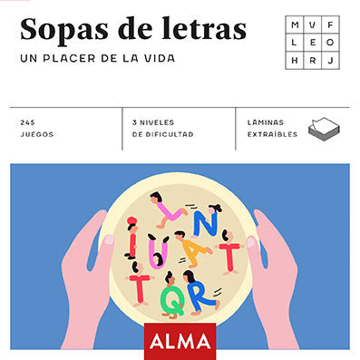 Sopa de letras: Un placer de la vida, de Anders Producciones | portada del libro