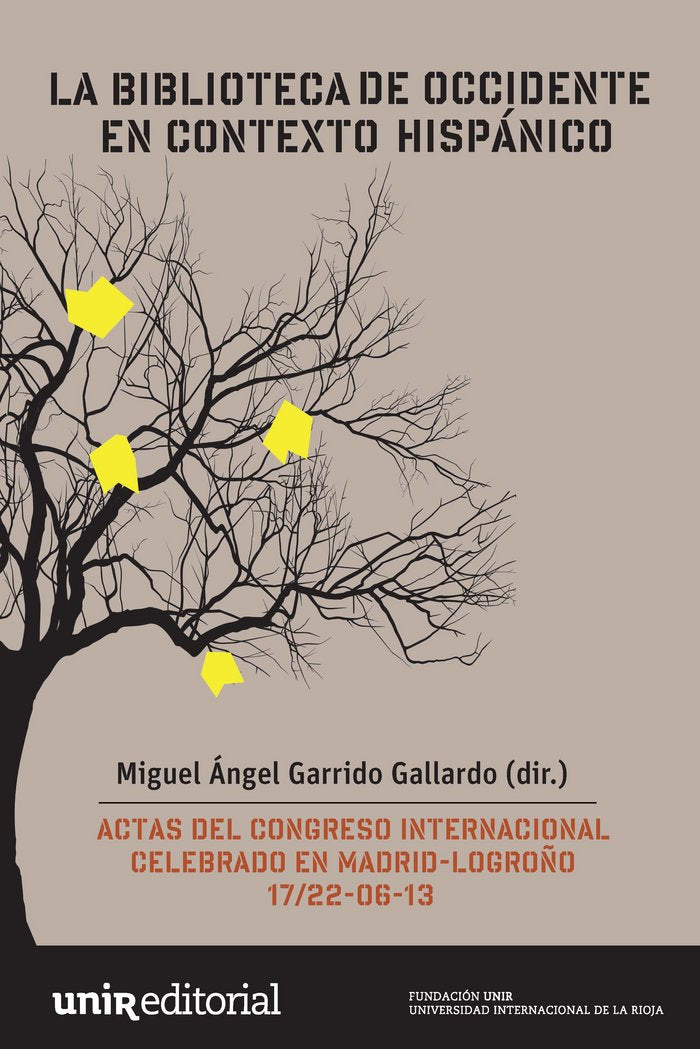 BIBLIOTECA DE OCCIDENTE EN CONTEXTO HISPáNICO, LA, de VARIOS AUTORES | portada del libro