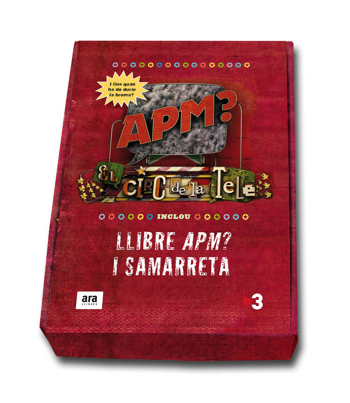 APM? El circ de la tele (Ed. Regal), de Sans Mauri, Guillem | portada del libro