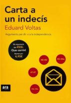 Carta a un indecís, de EDUARD VOLTAS POLL | portada del libro