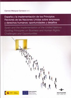 España y la implementación de los principios rectores de las Naciones Unidas sobre empresas y derech, de Aguilar | portada de