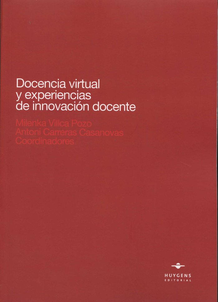 Docencia Virtual y experiencias de innovación docente, de Vilca Pozo | portada del libro