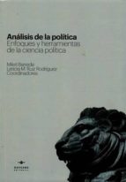 Análisis de la política, de MIKEL BARREDA | portada del libro