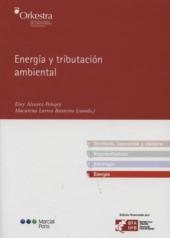 Energía y tributación ambiental | portada del libro
